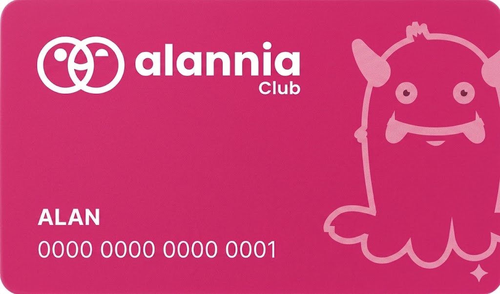 Alannia Club Pink Card