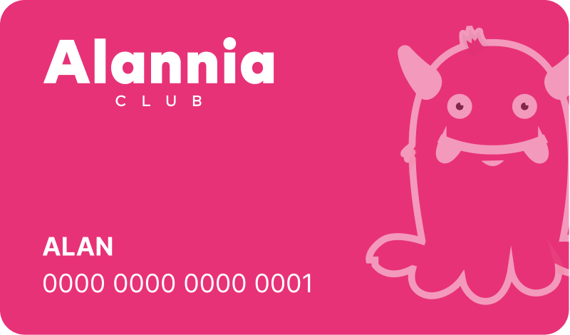Alannia Club Pink Card