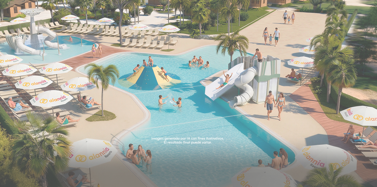 Nueva piscina Alannia Costa Dorada