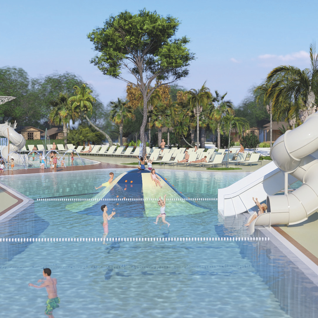 Einrichtungen Alannia Costa Dorada: Die Schwimmbäder 